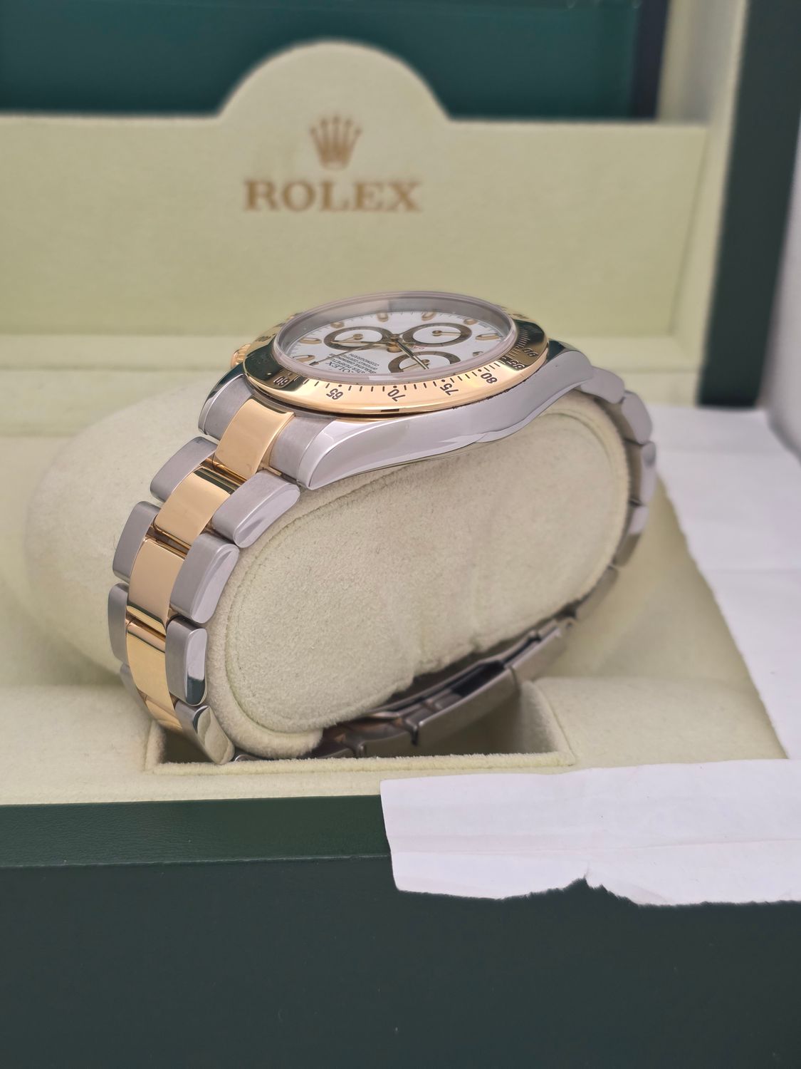 Rolex Daytona Chronograph 116523 Watch White Dial, box/booklets