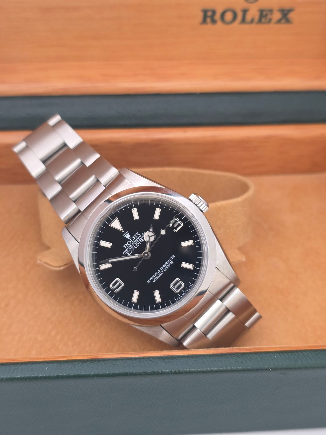 Rolex Explorer 14270 36mm Watch, 1996 Box &amp; Papers 'Exceptional Condition'