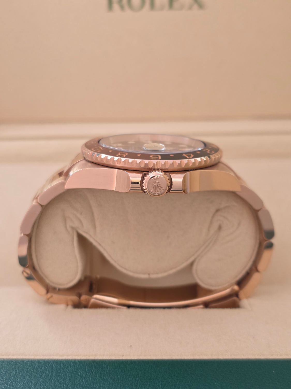 Rolex GMT-Master II 126715CHNR Rootbeer Watch, Everose Gold, 2019 Box &amp; Papers