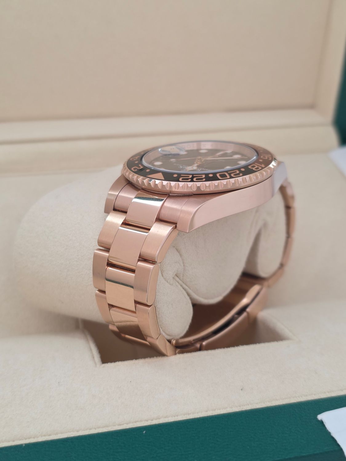 Rolex GMT-Master II 126715CHNR Rootbeer Watch, Everose Gold, 2019 Box &amp; Papers
