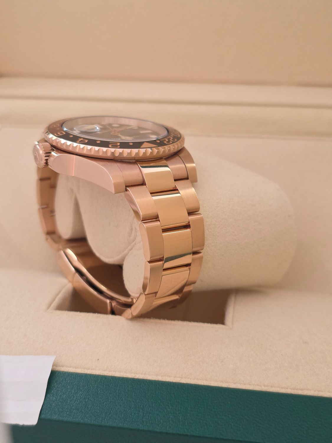 Rolex GMT-Master II 126715CHNR Rootbeer Watch, Everose Gold, 2019 Box &amp; Papers