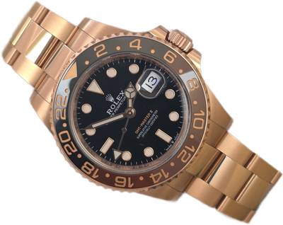 Rolex GMT-Master II 126715CHNR Rootbeer Watch, Everose Gold, 2019 Box &amp; Papers