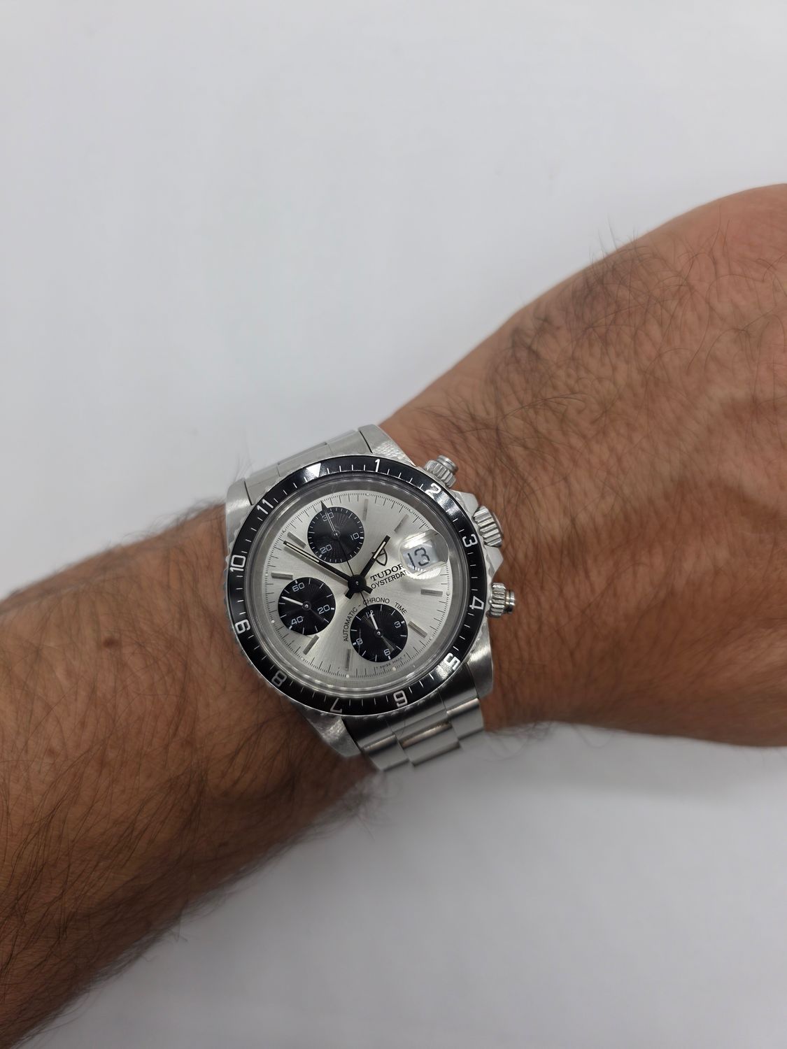 Tudor Oysterdate 79170 Big Block Chrono Panda Dial, 'Unpolished Condition' c1995