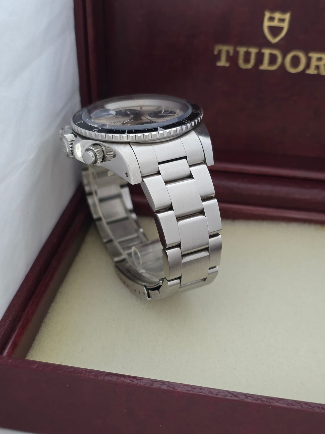 Tudor Oysterdate 79170 Big Block Chrono Panda Dial, 'Unpolished Condition' c1995