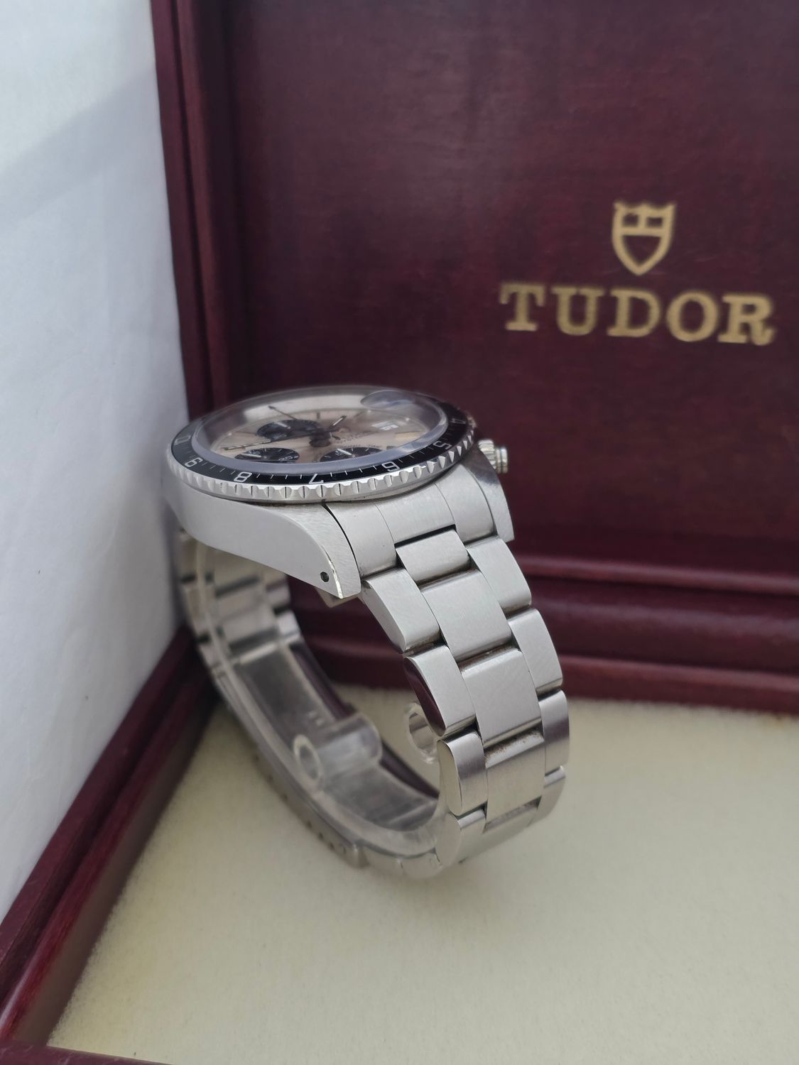 Tudor Oysterdate 79170 Big Block Chrono Panda Dial, 'Unpolished Condition' c1995