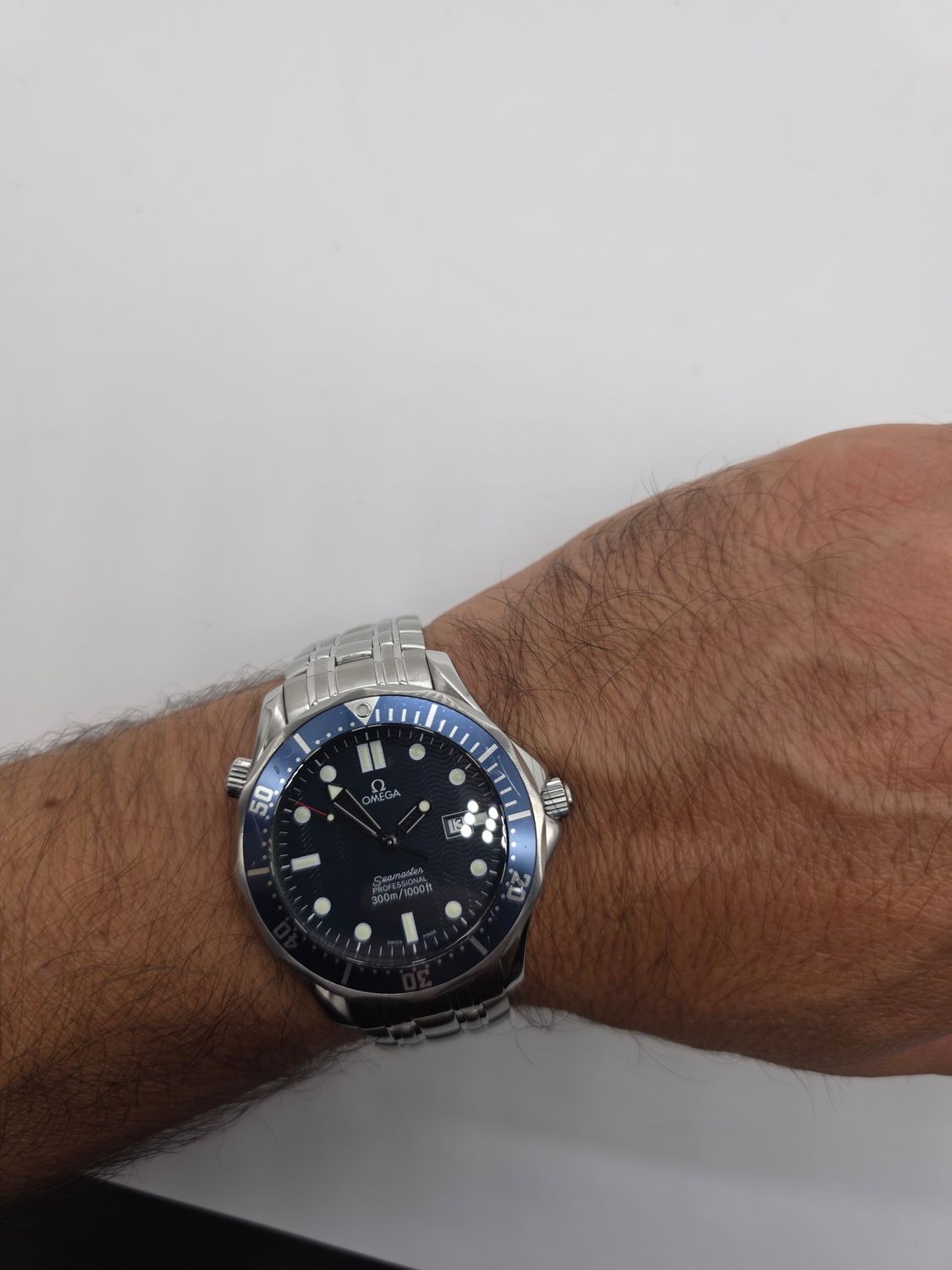Omega Seamaster Professional 300m Blue Watch, Ref: 2541.80.00 C.1998