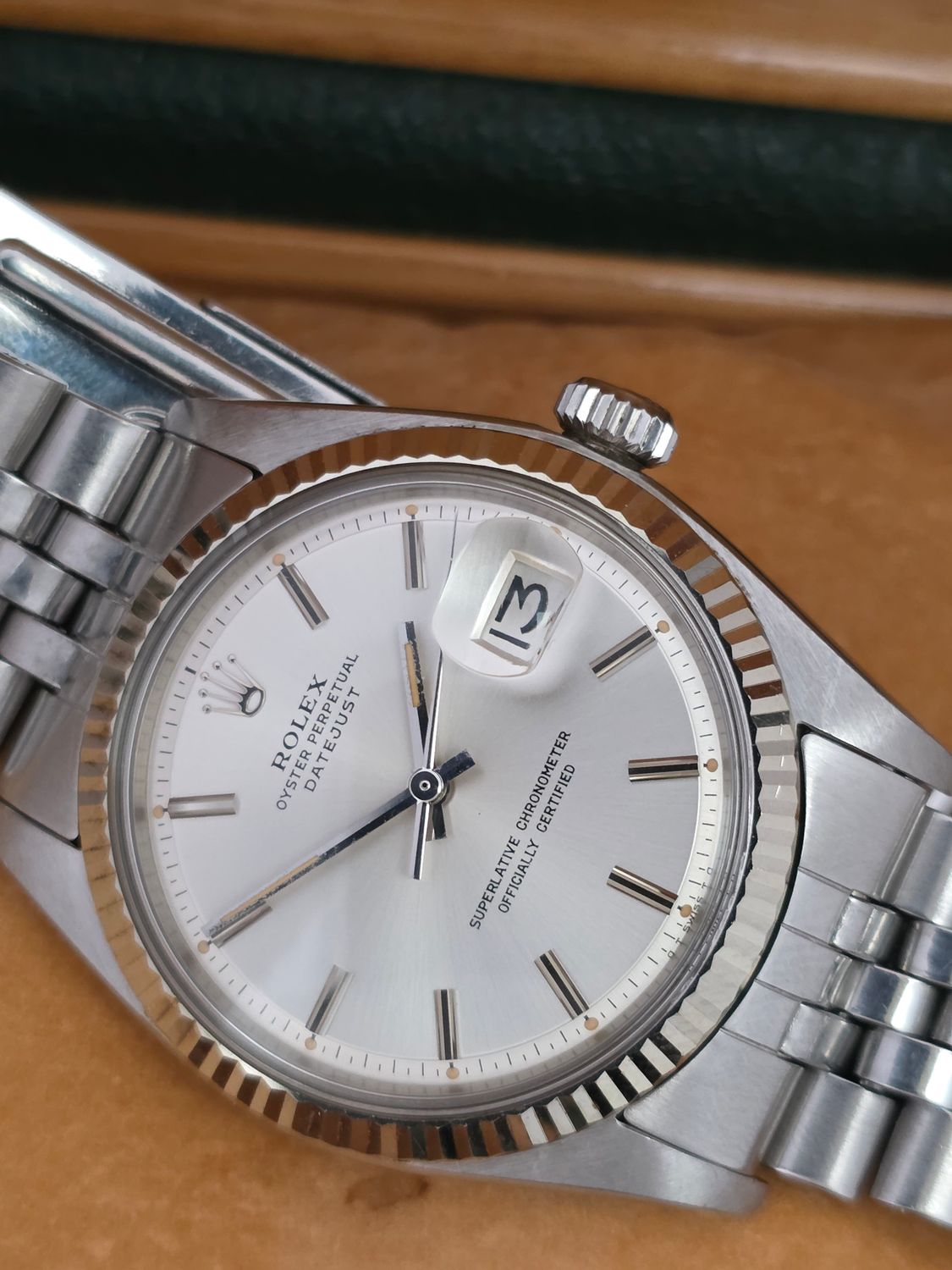 Rolex Datejust Watch 1601 36mm, Silver Dial, Good condition, Circa 1976