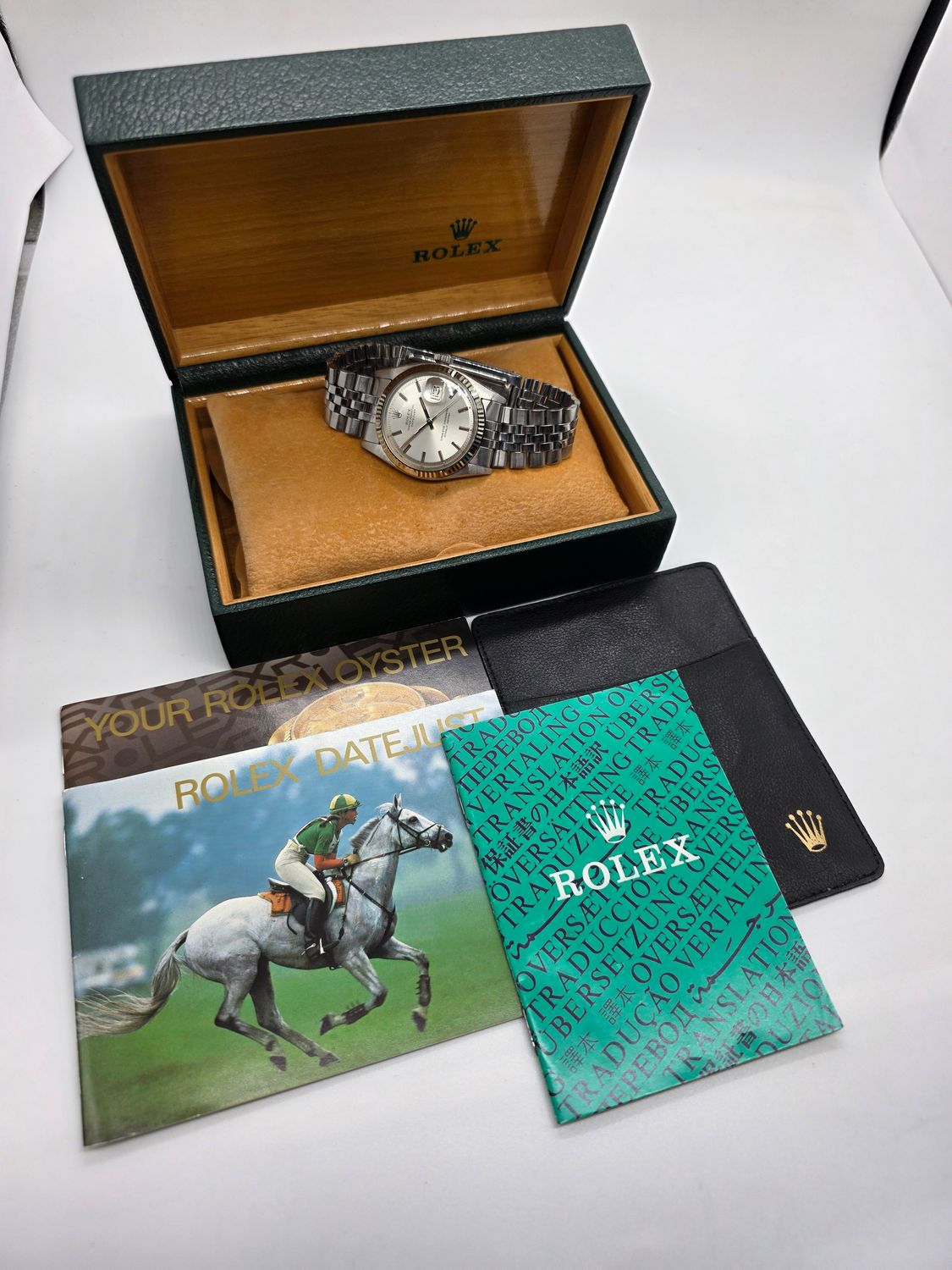 Rolex Datejust Watch 1601 36mm, Silver Dial, Good condition, Circa 1976