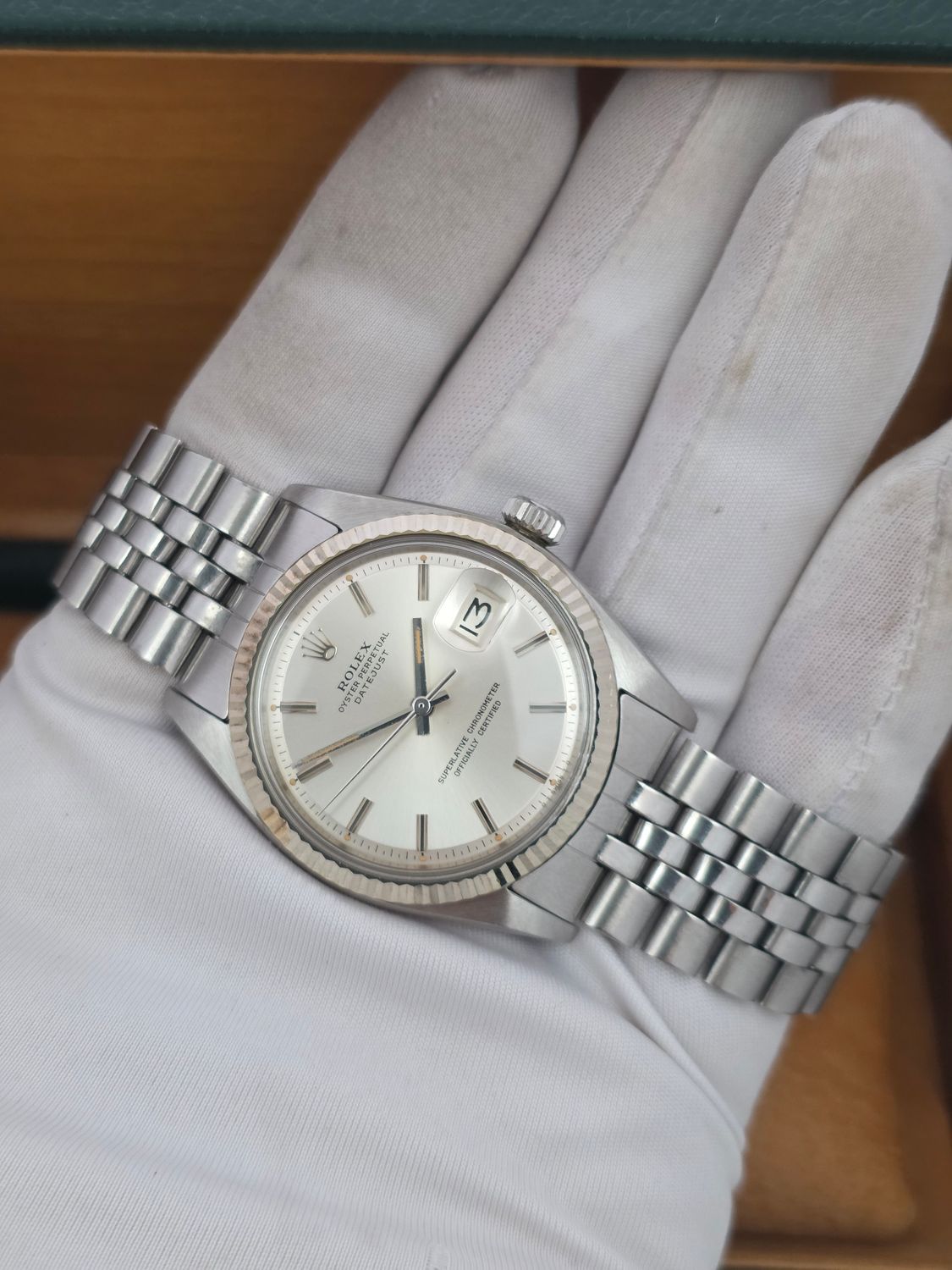 Rolex Datejust Watch 1601 36mm, Silver Dial, Good condition, Circa 1976