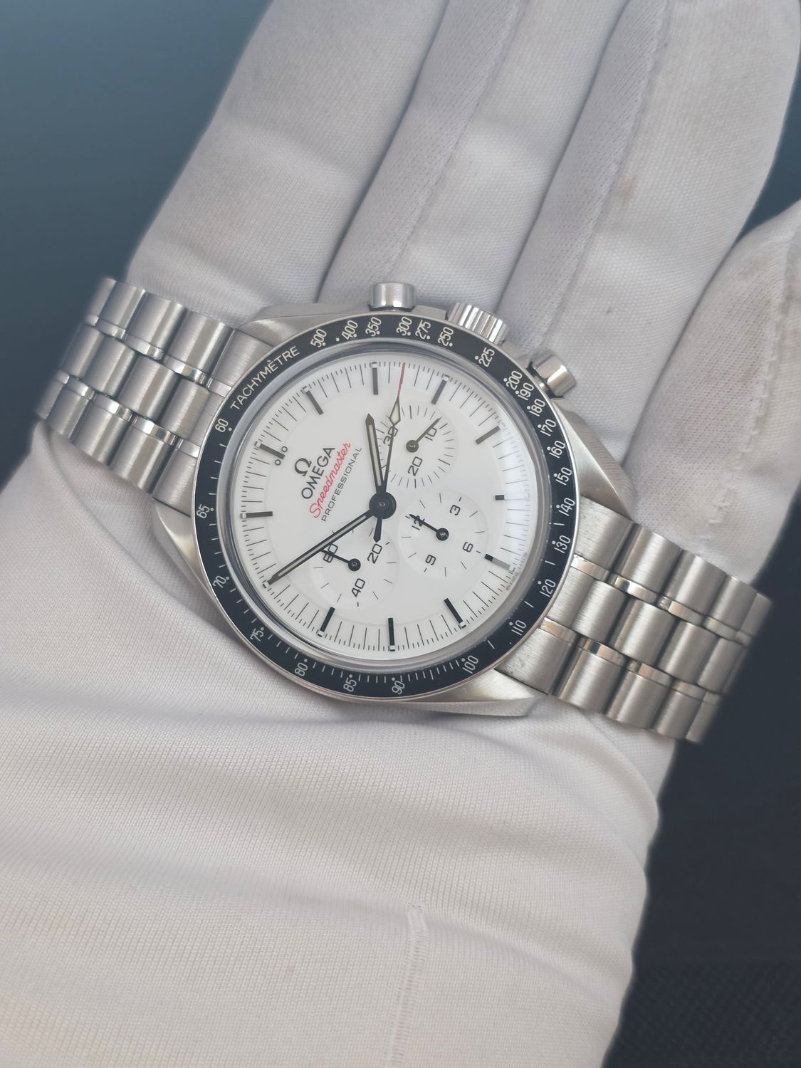 OMEGA Speedmaster Professional 310.30.42.50.04.001 Moonwatch White 2025 Full Set