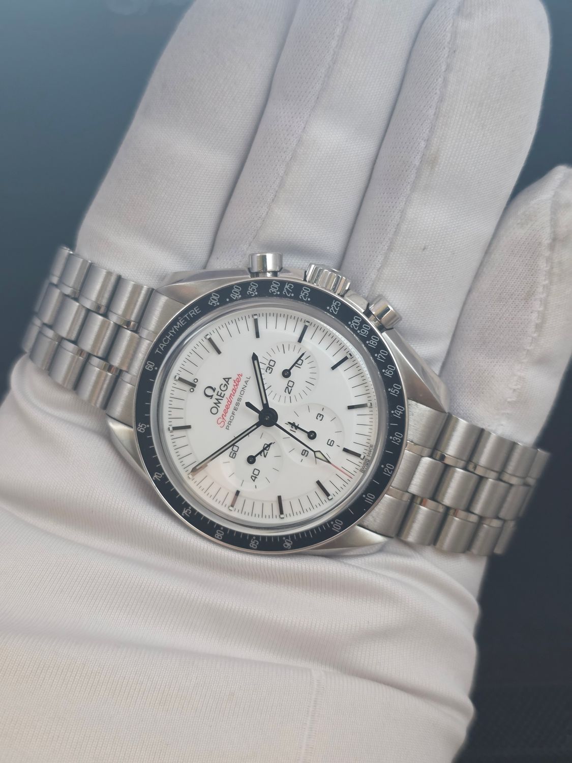 OMEGA Speedmaster Professional 310.30.42.50.04.001 Moonwatch White 2025 Full Set