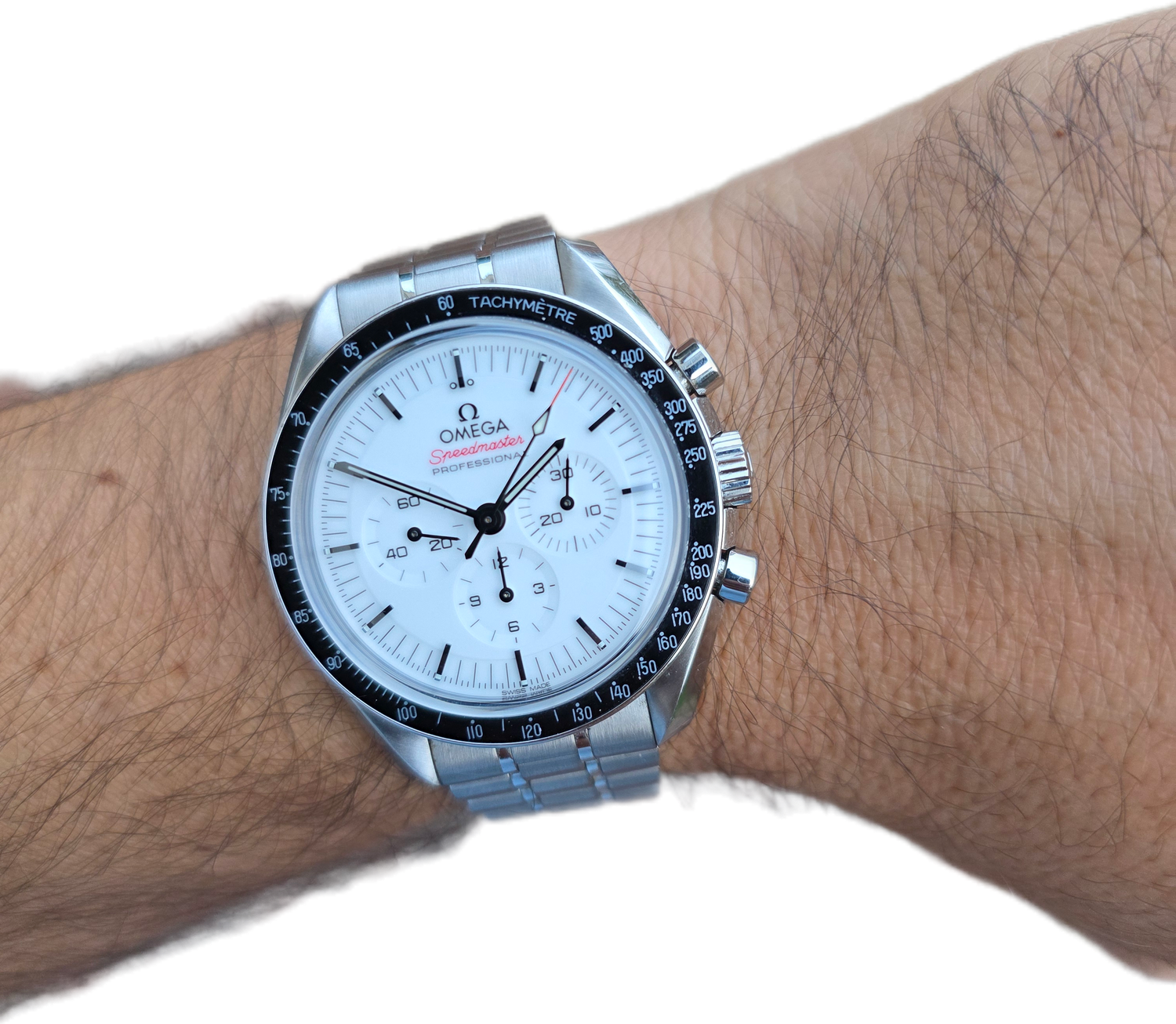 OMEGA Speedmaster Professional 310.30.42.50.04.001 Moonwatch White 2025 Full Set