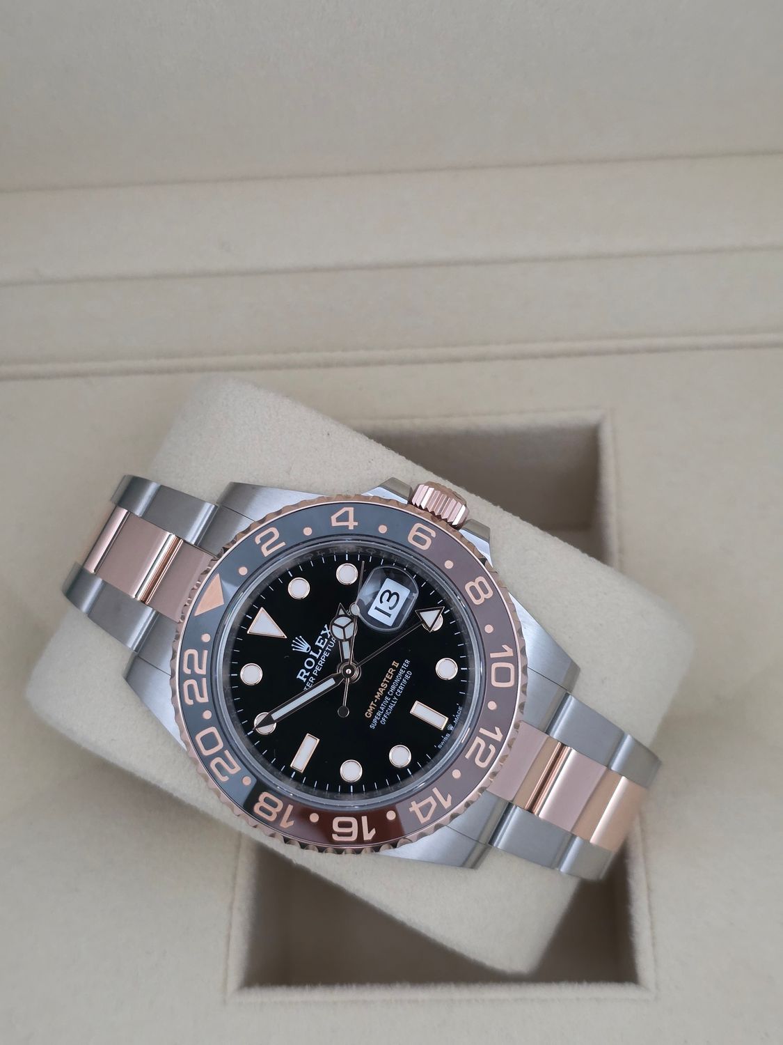 Rolex GMT Master II 126711CHNR Rootbeer Watch, 2022 Box &amp; Papers