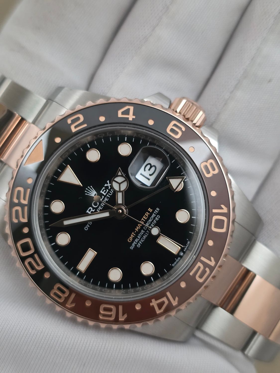 Rolex GMT Master II 126711CHNR Rootbeer Watch, 2022 Box &amp; Papers