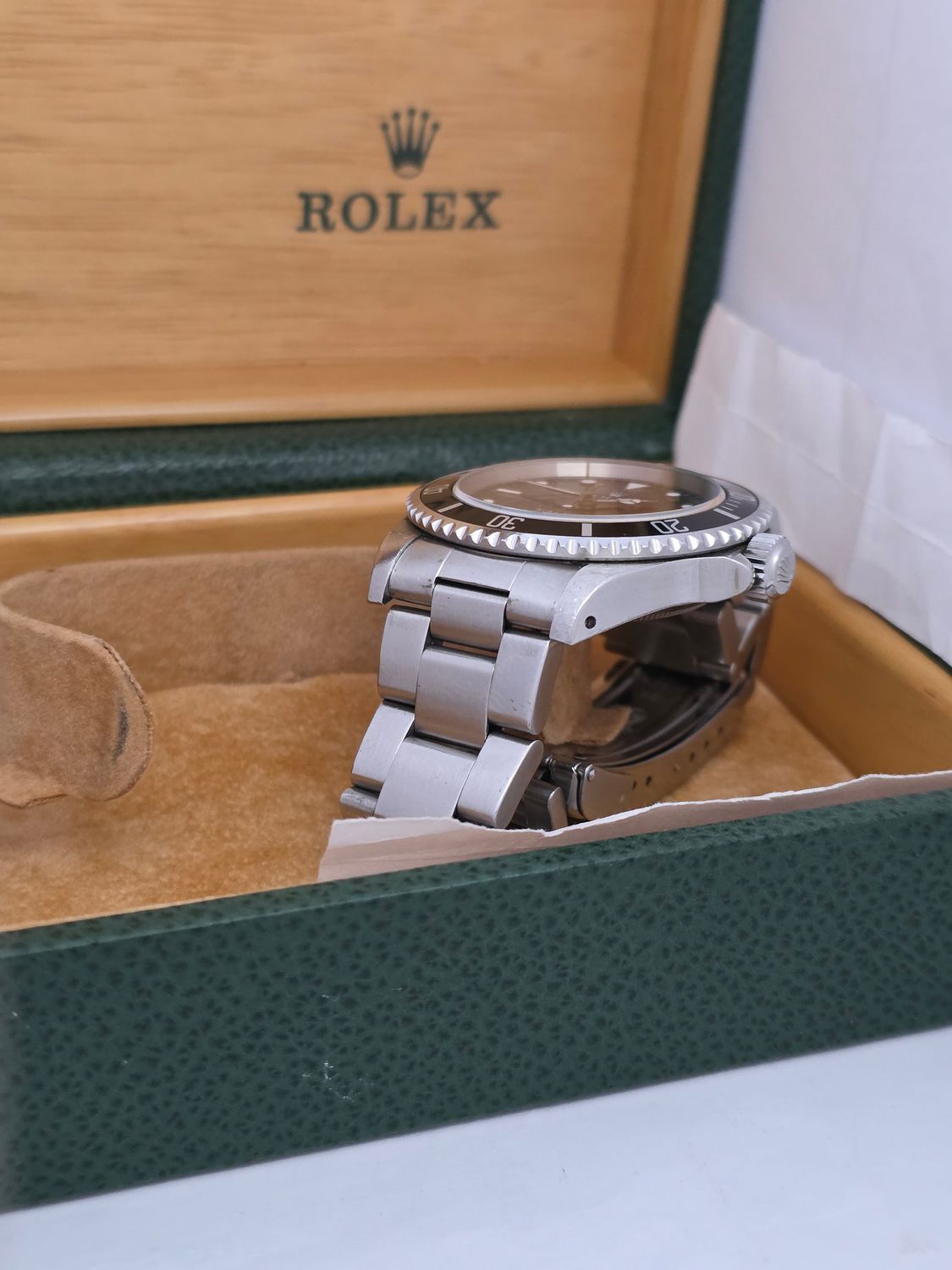 Rolex Submariner 14060 Watch 2 Liner, Tritium Dial/hands, 1993 Box Set