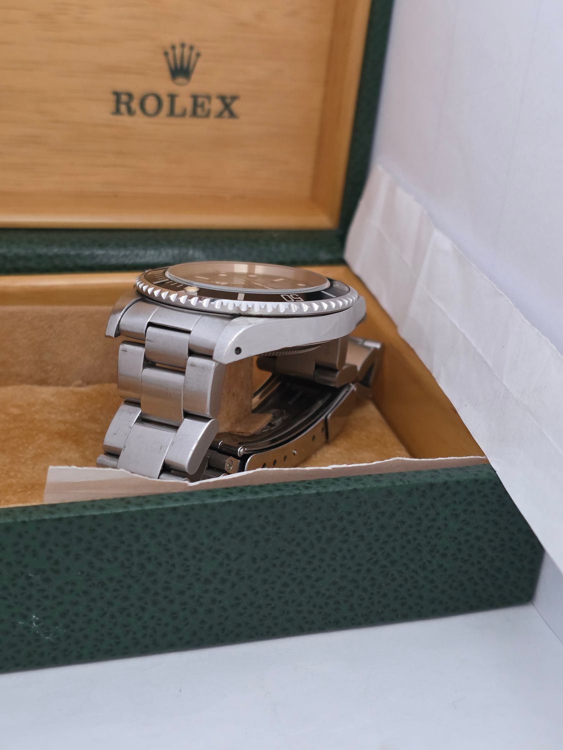 Rolex Submariner 14060 Watch 2 Liner, Tritium Dial/hands, 1993 Box Set