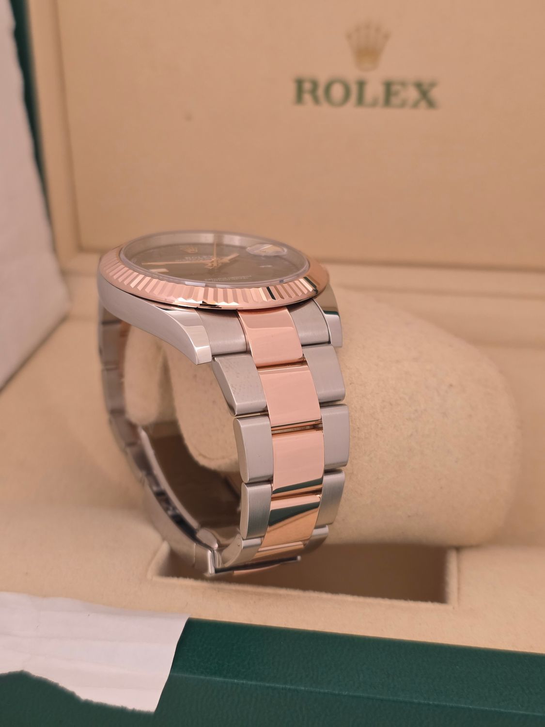 Rolex Datejust 126331 Wimbledon Dial 41mm Watch , Steel/Rose Gold 2023 Full Set