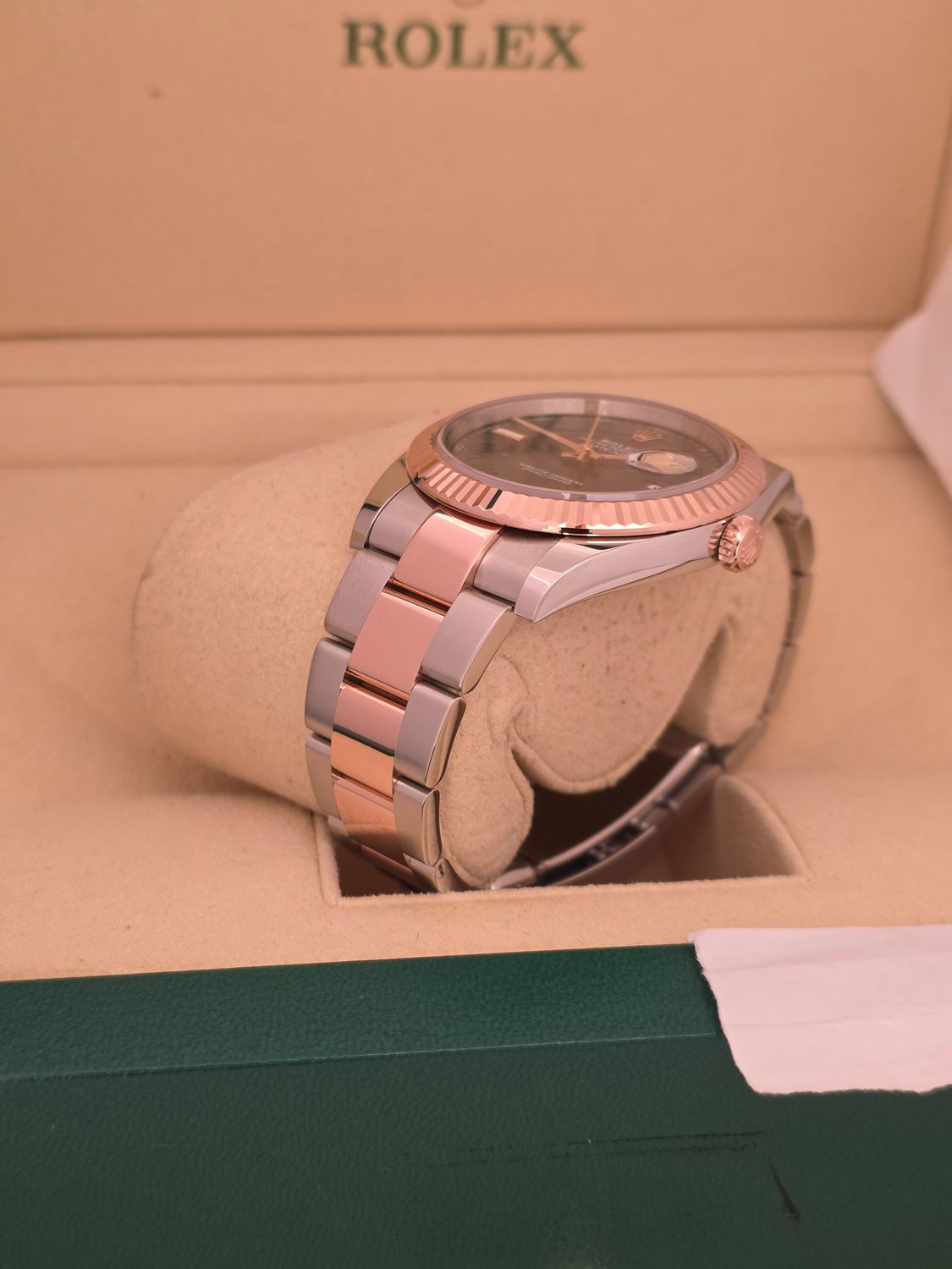 Rolex Datejust 126331 Wimbledon Dial 41mm Watch , Steel/Rose Gold 2023 Full Set