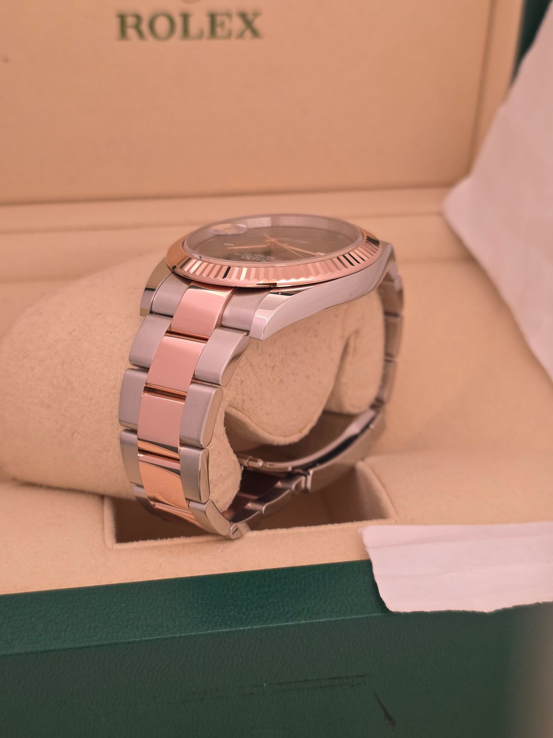 Rolex Datejust 126331 Wimbledon Dial 41mm Watch , Steel/Rose Gold 2023 Full Set