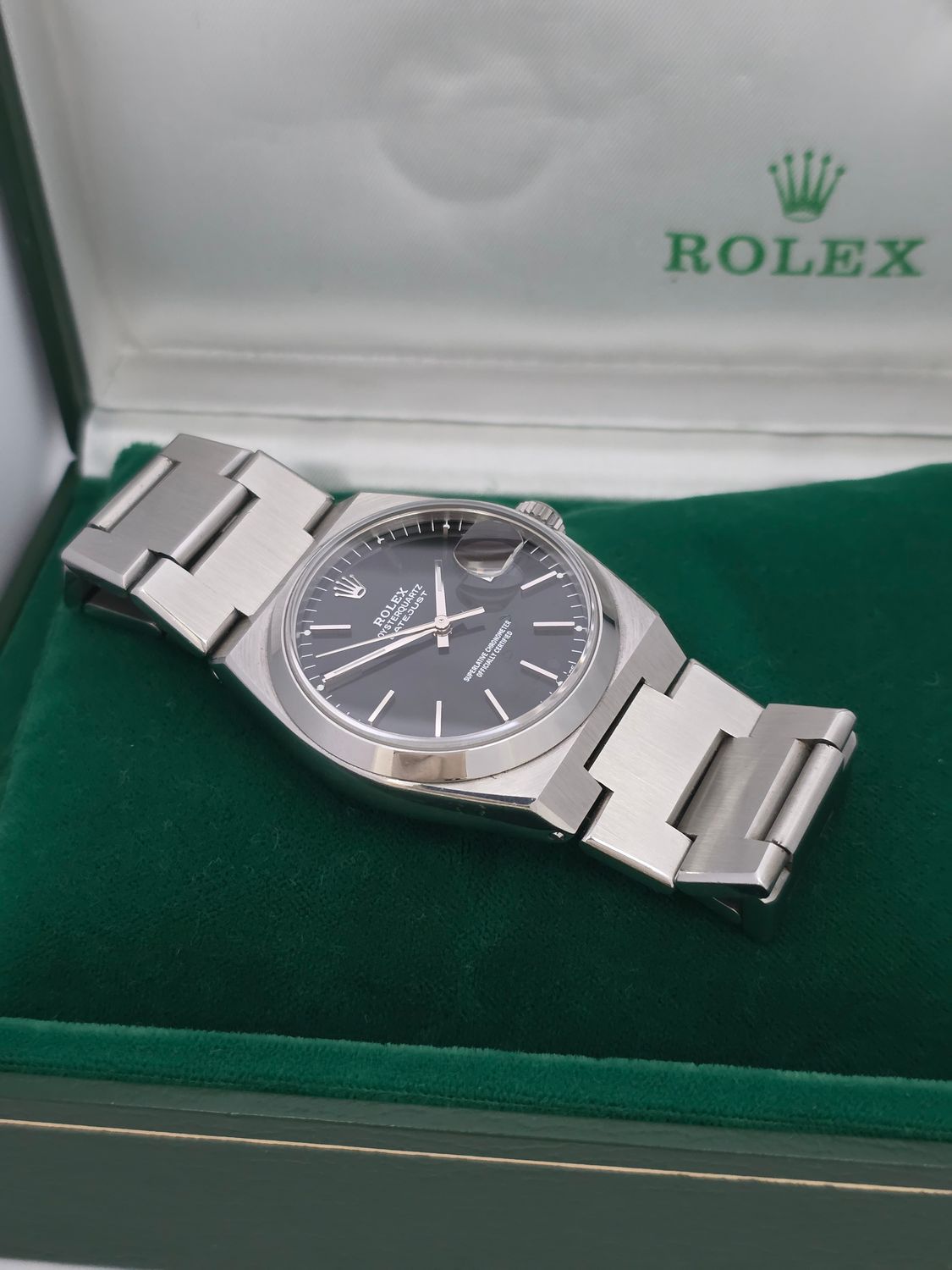 Rolex Datejust Oysterquartz 17000 Watch, C.1984, 2024 RSC Service Papers, Super Sharp Condition