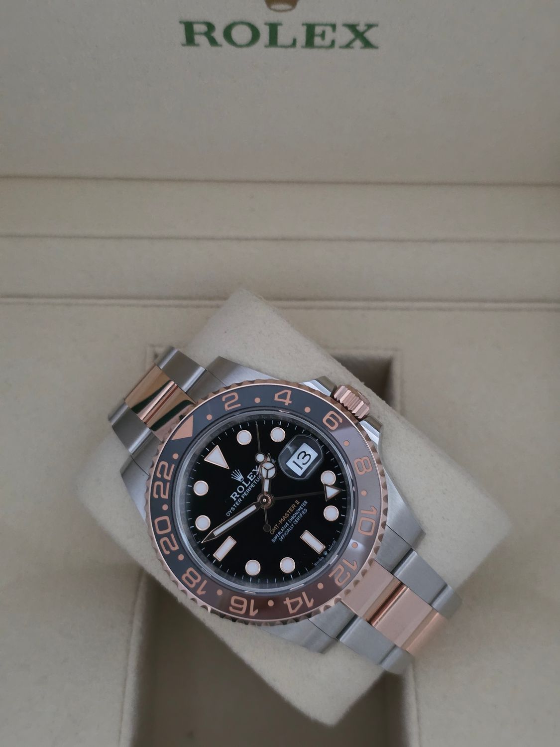 Rolex GMT Master II 126711CHNR Rootbeer Watch, 2025 Box &amp; Papers