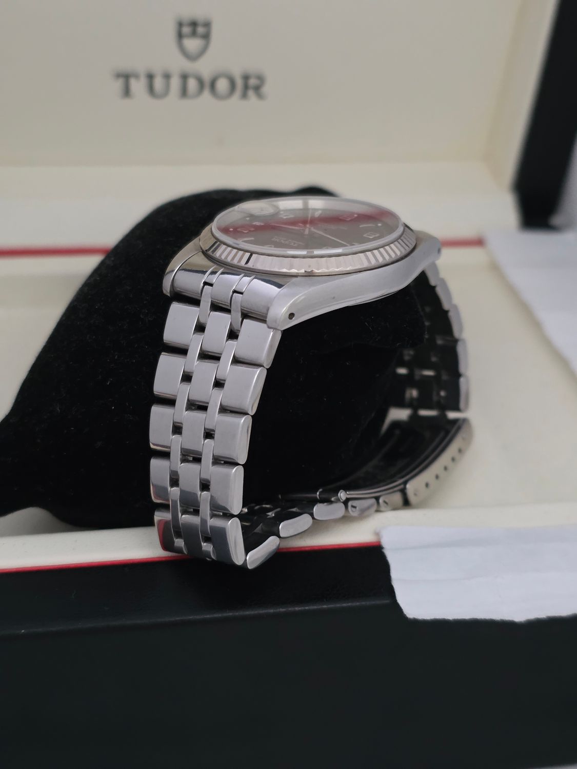 TUDOR Prince Date 74034 Black Dial Watch, Circa 2000, Excellent Condition