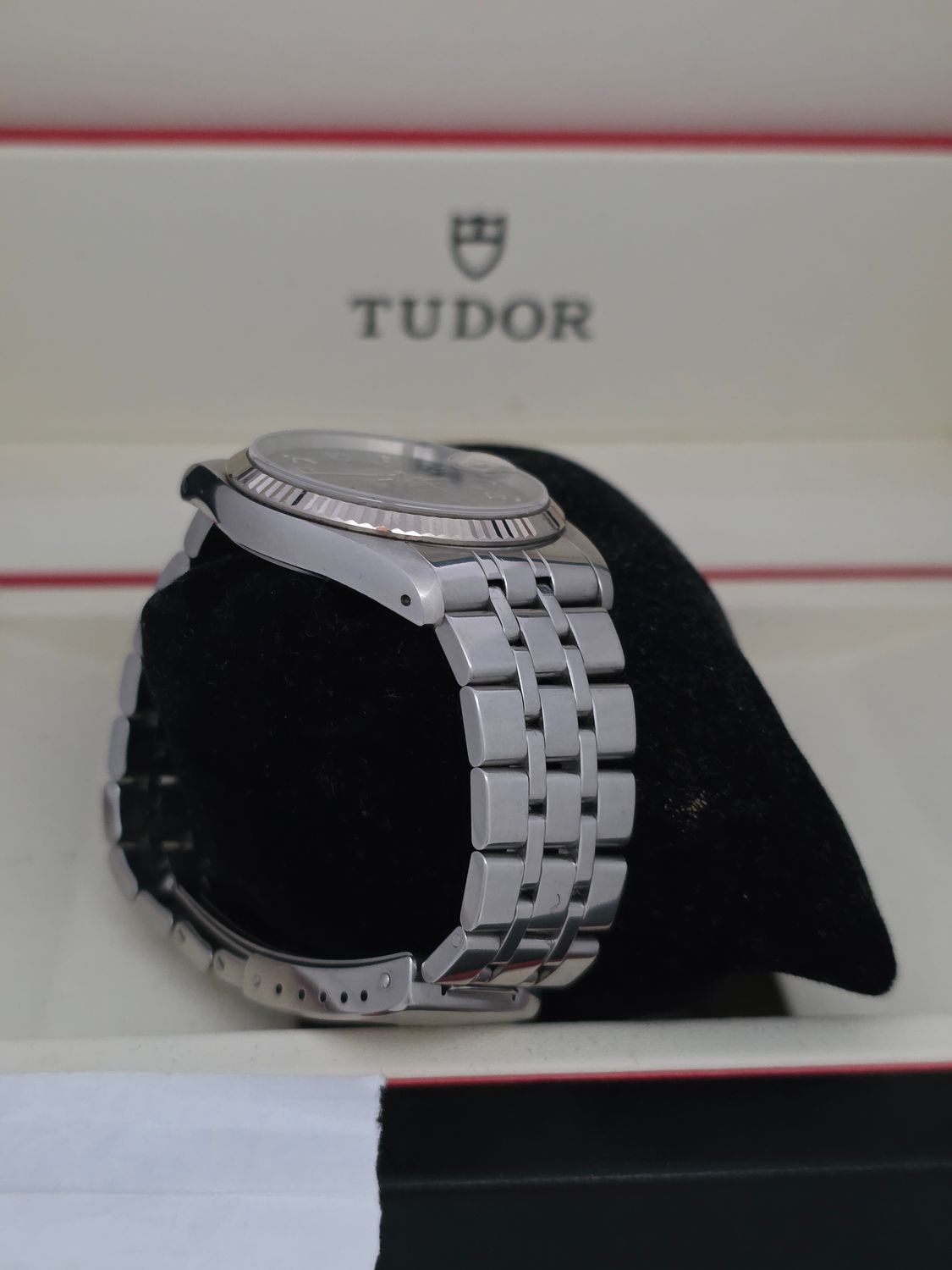 TUDOR Prince Date 74034 Black Dial Watch, Circa 2000, Excellent Condition