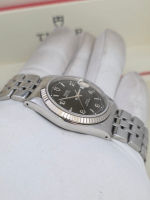 TUDOR Prince Date 74034 Black Dial Watch, Circa 2000, Excellent Condition