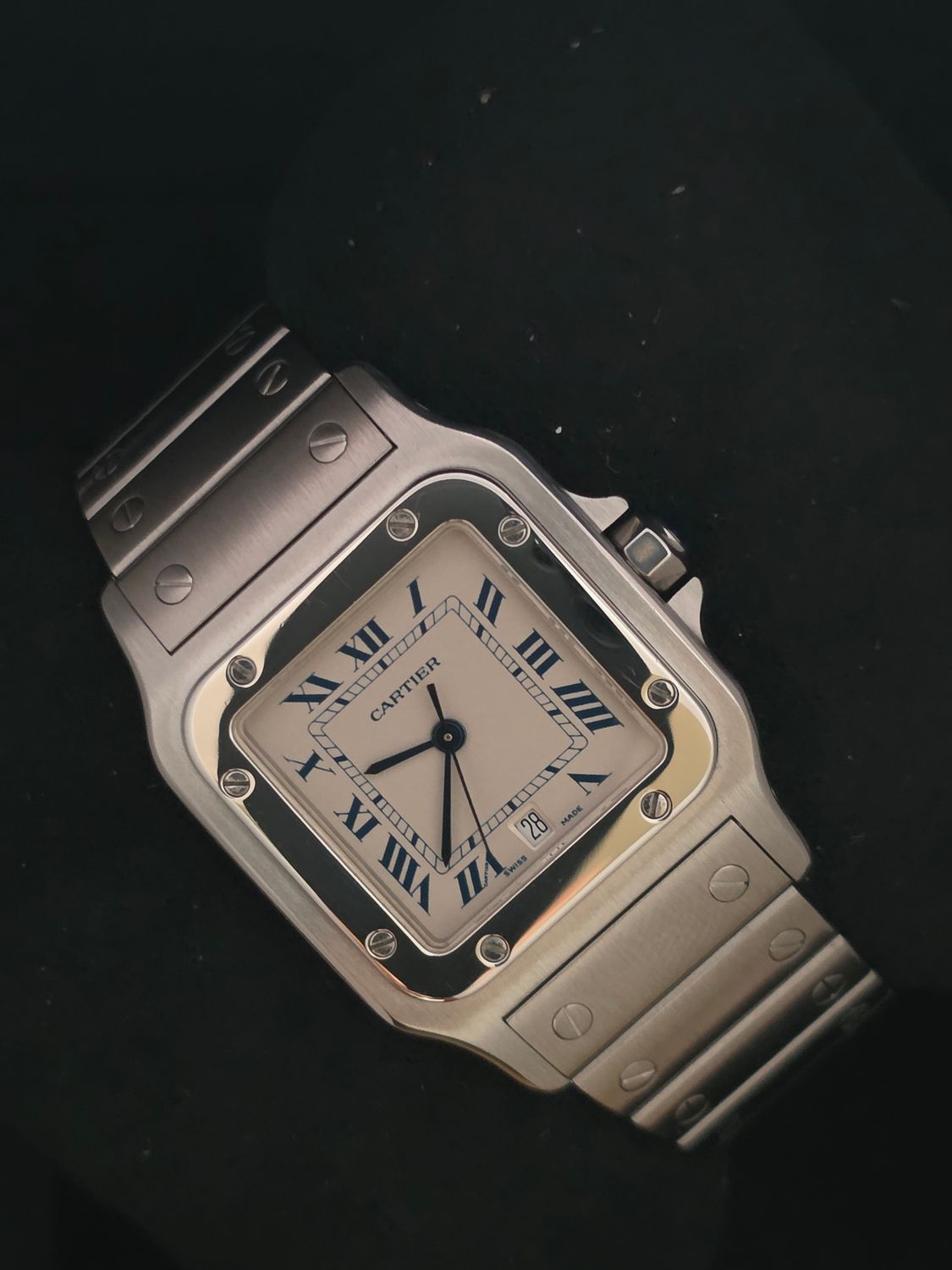 Cartier Santos De Cartier W20018D6 1564 29mm, 2017 Box &amp; Papers