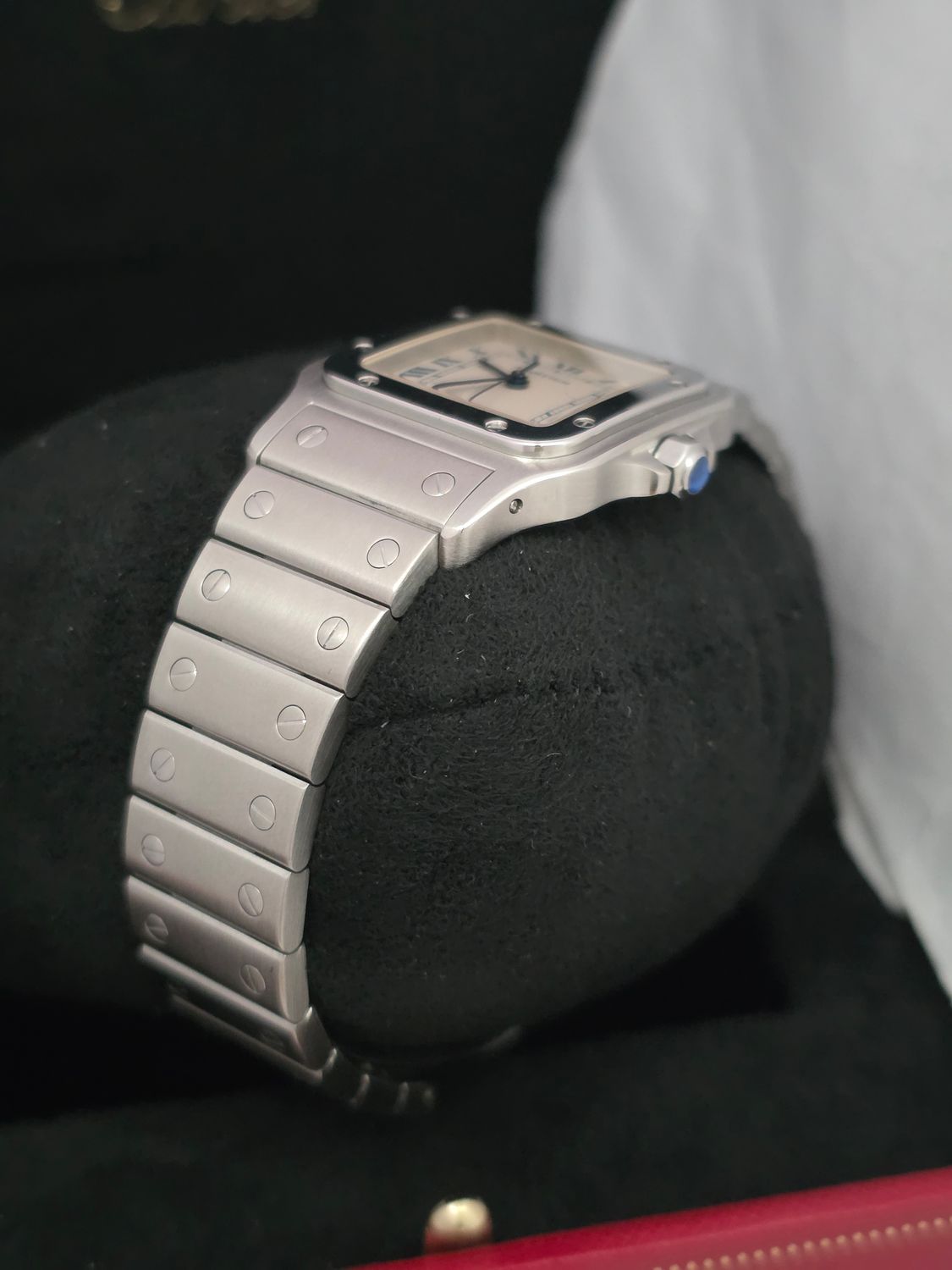 Cartier Santos De Cartier W20018D6 1564 29mm, 2017 Box &amp; Papers