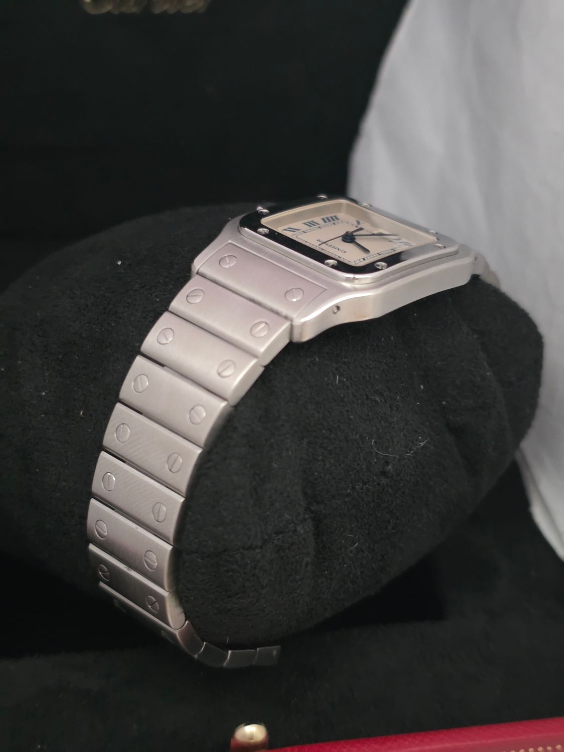 Cartier Santos De Cartier W20018D6 1564 29mm, 2017 Box &amp; Papers