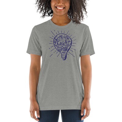 Faith - You Are The Light of The World TriBlend Unisex T-shirt