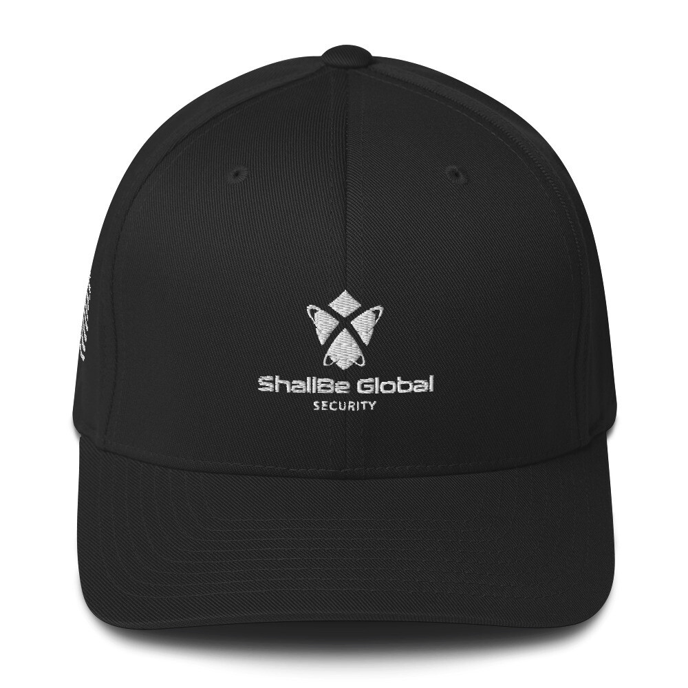 ShallBe Global Security Structured Twill Cap, Color: Black, Size: S/M