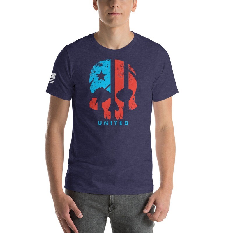 United - Skull Flag Unisex T-shirt