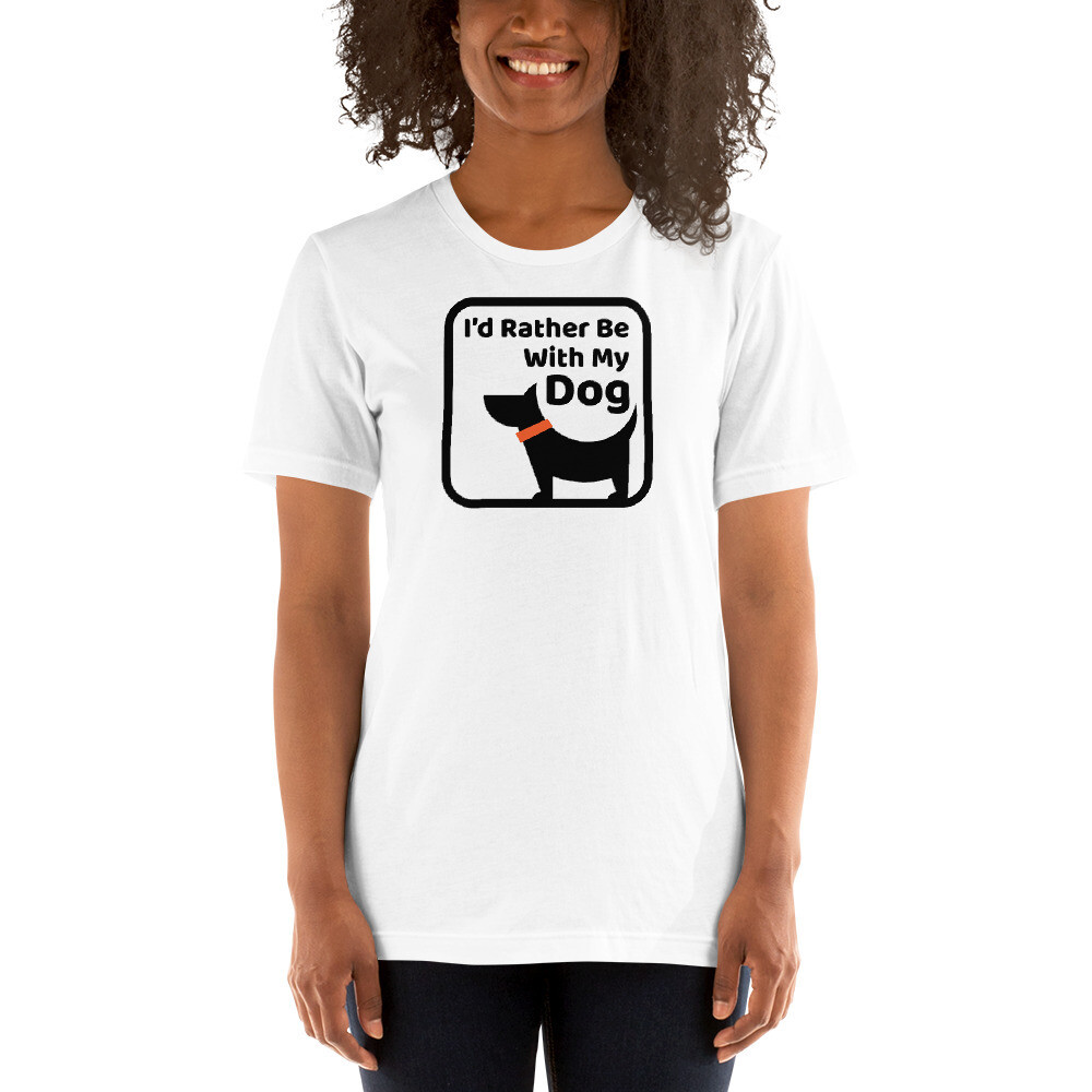 Inspiration - Dog Unisex T-shirt, Color: White, Size: XS