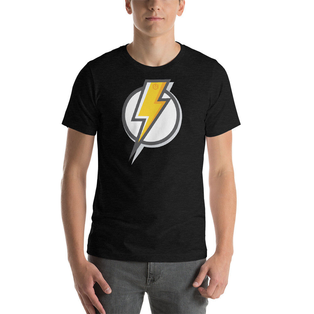 Beast - Bolt Unisex T-shirt, Color: Black Heather, Size: XS
