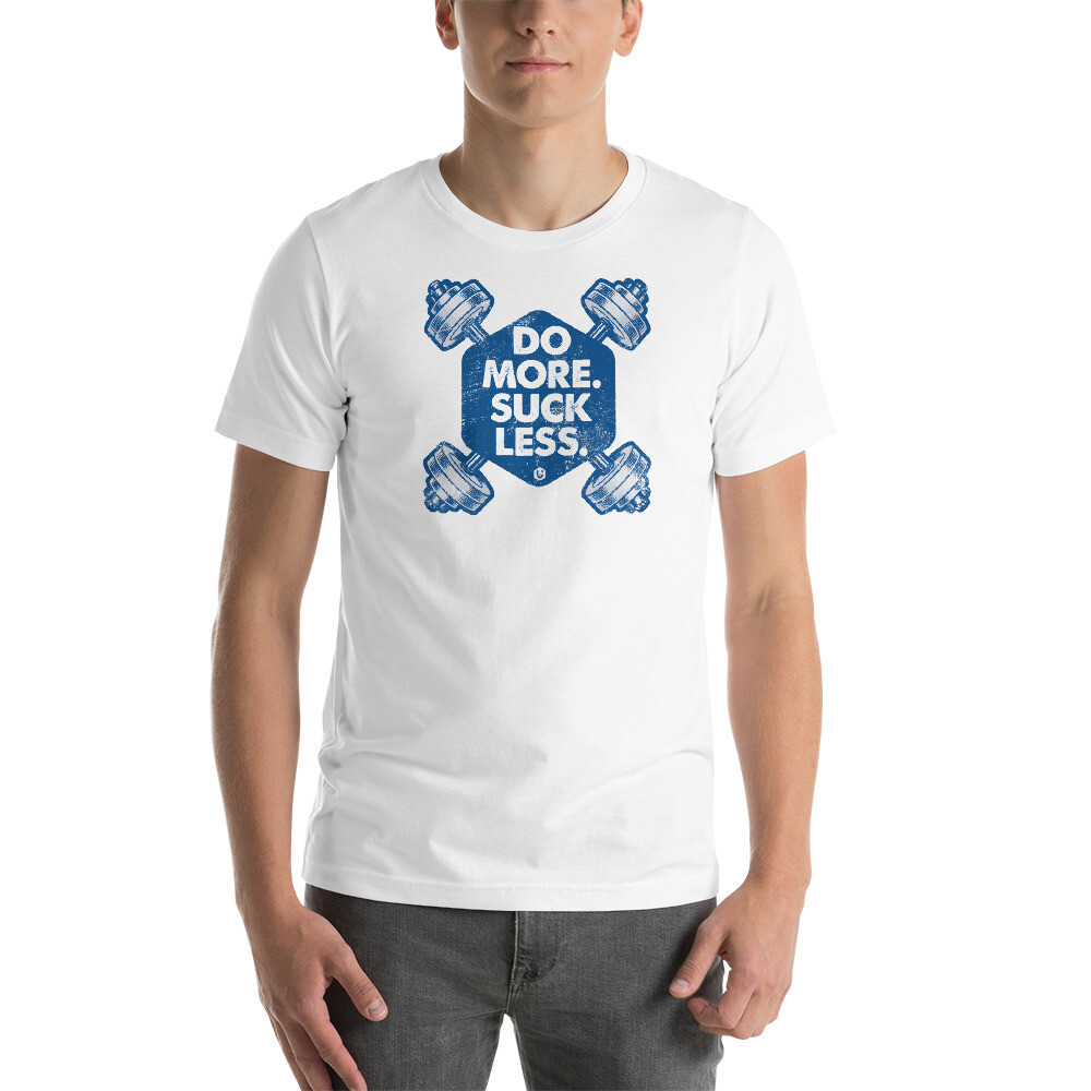 Beast - Suck Less Unisex T-shirt, Color: White, Size: XS