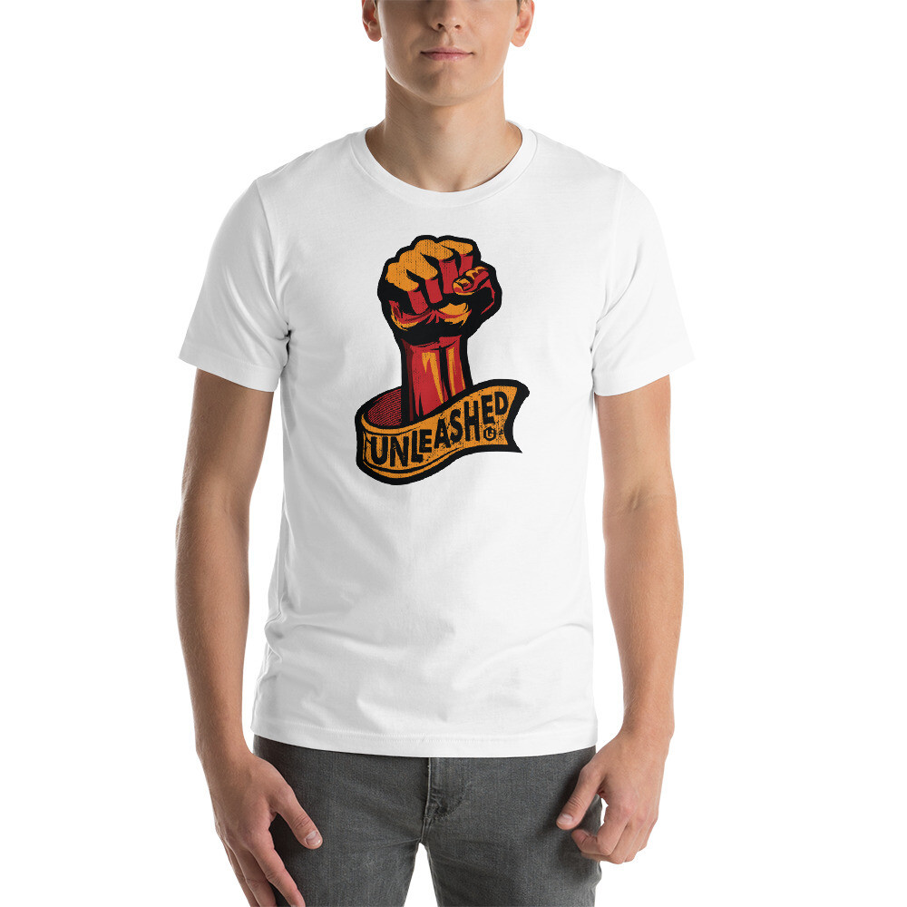Beast - Unleashed Unisex T-shirt, Color: White, Size: XS