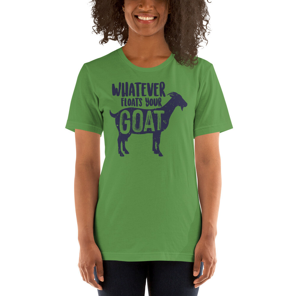Boonies - Goat Unisex T-shirt, Color: Leaf, Size: S