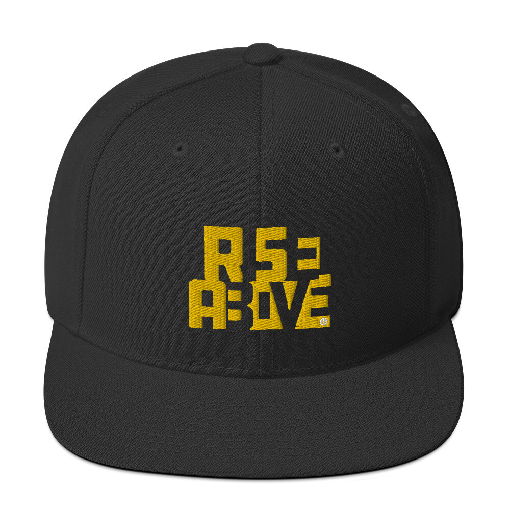 Inspiration - Rise Above Snapback Hat, Color: Black