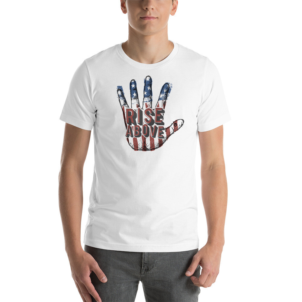 Inspiration - Rise Flag Unisex T-shirt, Color: White, Size: XS