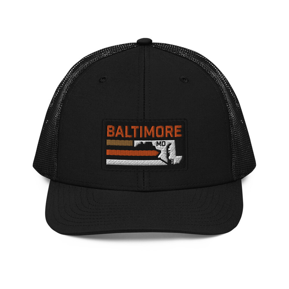States - Baltimore Trucker Cap, Color: Black