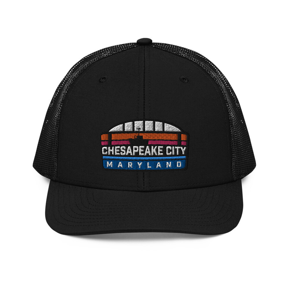States - Chesapeake City Trucker Cap, Color: Black
