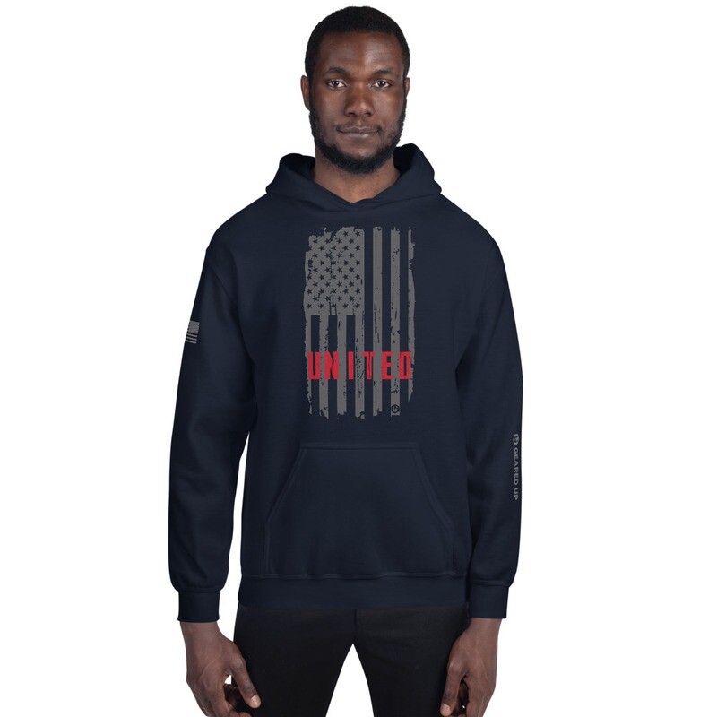 United - Tattered Unisex Hoodie