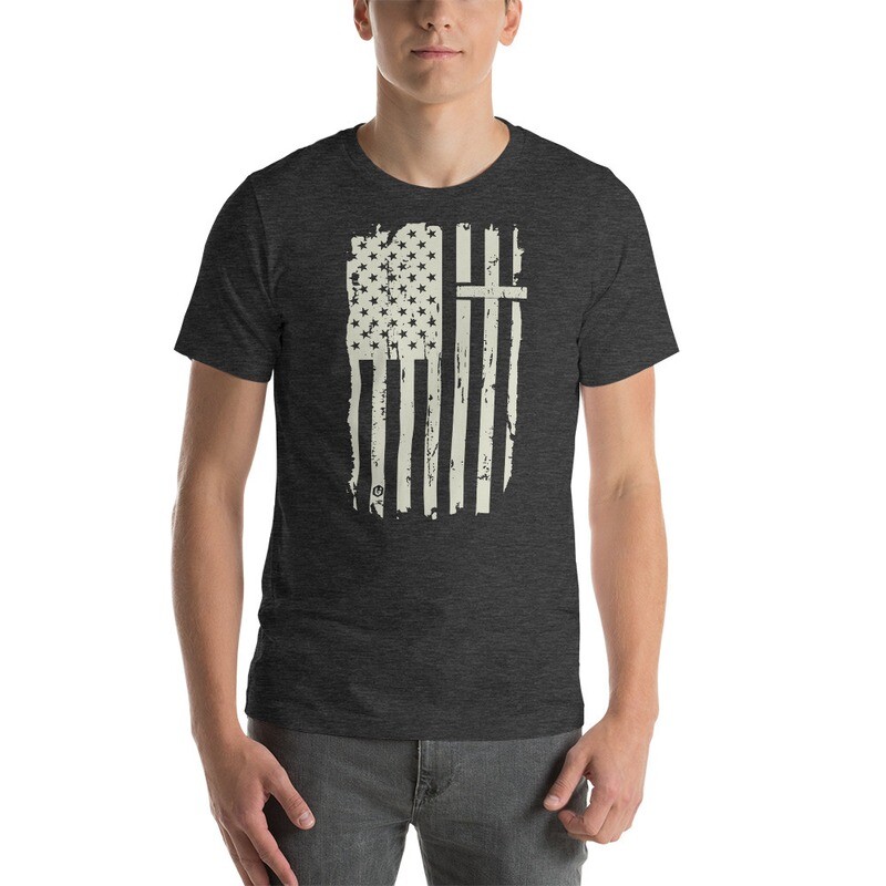 Faith - Cross Flag Unisex T-shirt