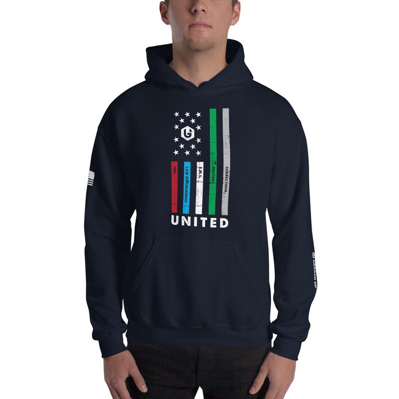 United - Service Flag Unisex Hoodie