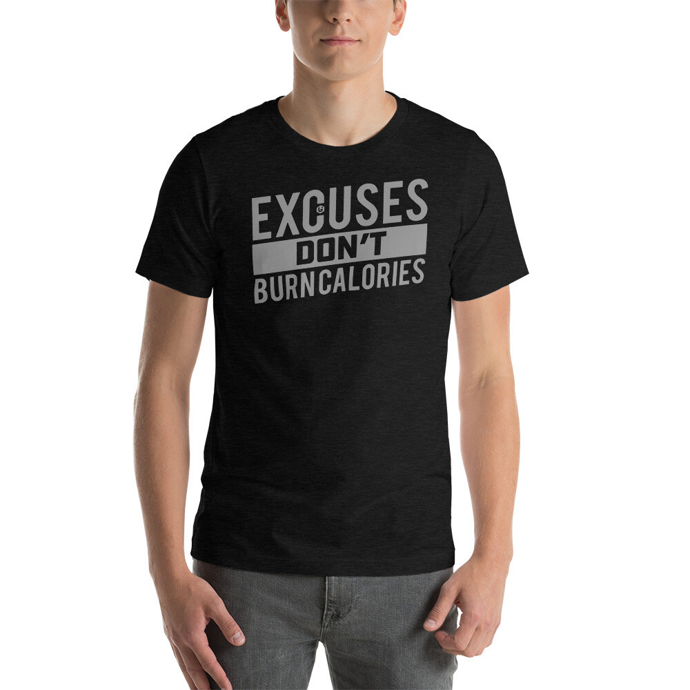 Beast - Burn Calories Unisex T-Shirt, Color: Black Heather, Size: XS