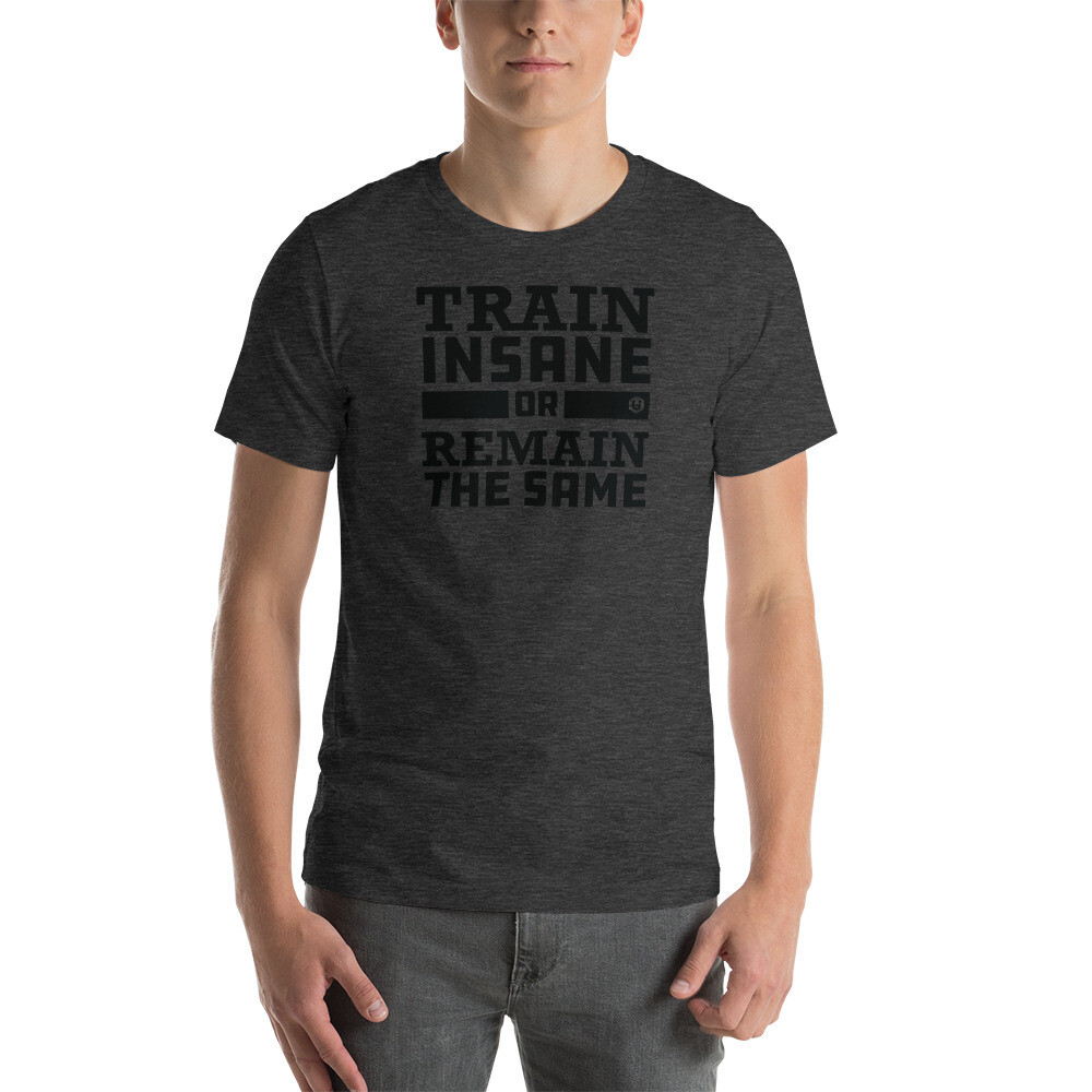 Beast - Train Insane Unisex T-Shirt, Color: Dark Grey Heather, Size: XS