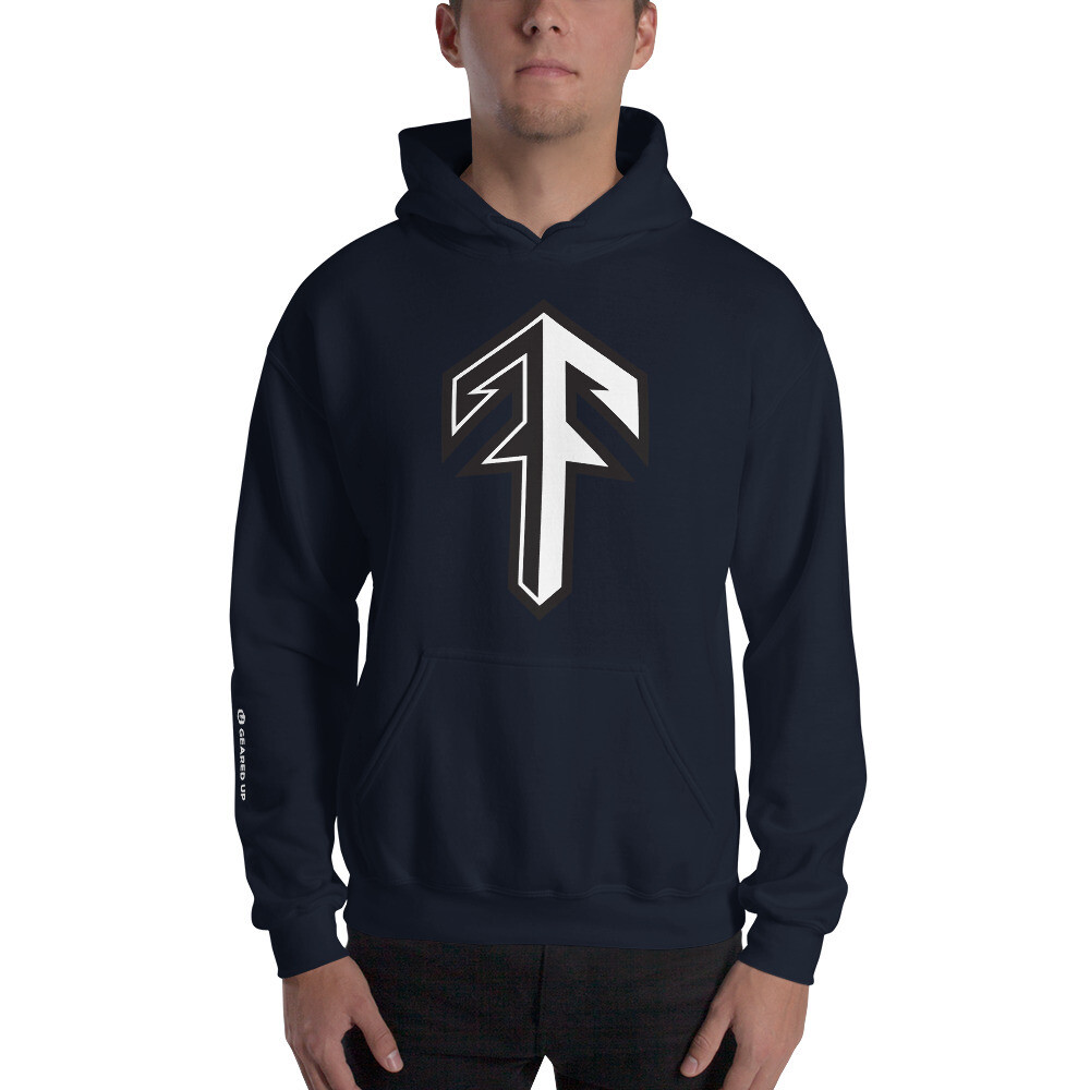 Full Flex Fitness - Icon Unisex Hoodie, Color: Navy, Size: S