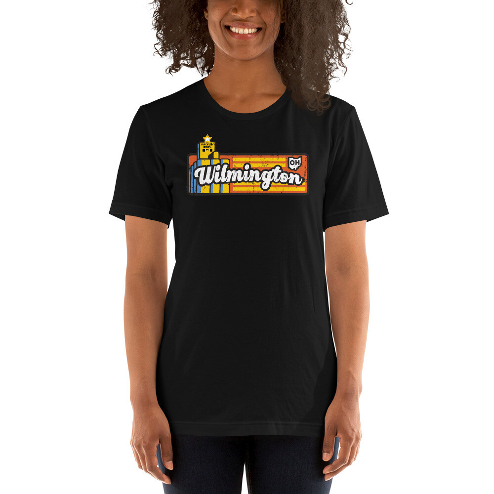 States - Wilmington Buckley Plus Unisex T-shirt, Color: Black, Size: 2XL
